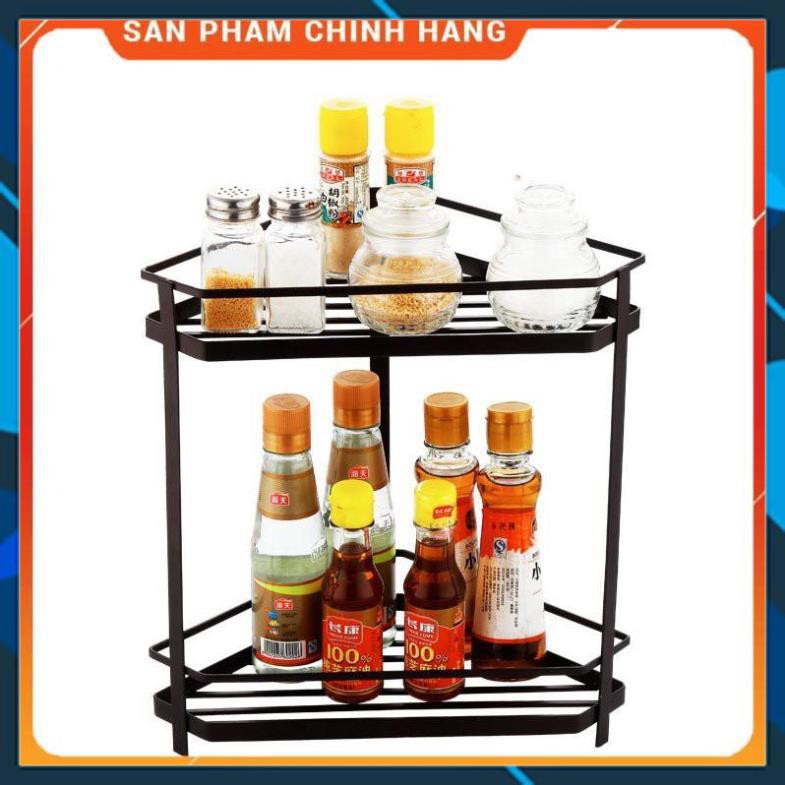 Genuine Corner Shelf For Spices Stainless Steel 2 Floors, 3Storey Stainless Steel Corner