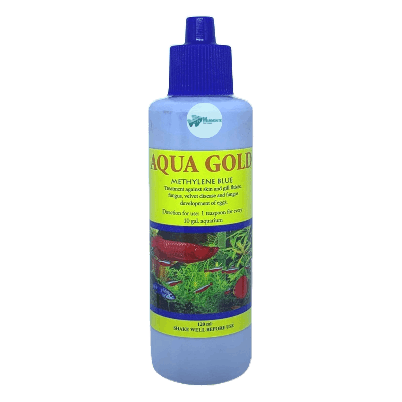 Aqua Gold Methylene Blue Meth Blue Aquarium Tank Fish Medicine Gill Fluke Velvet Fungus Blue