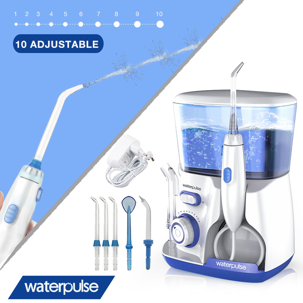 Waterpulse V300 Electric Oral Irrigator For Teeth Clean Dental Water Flosser 800ml Tank Oral 