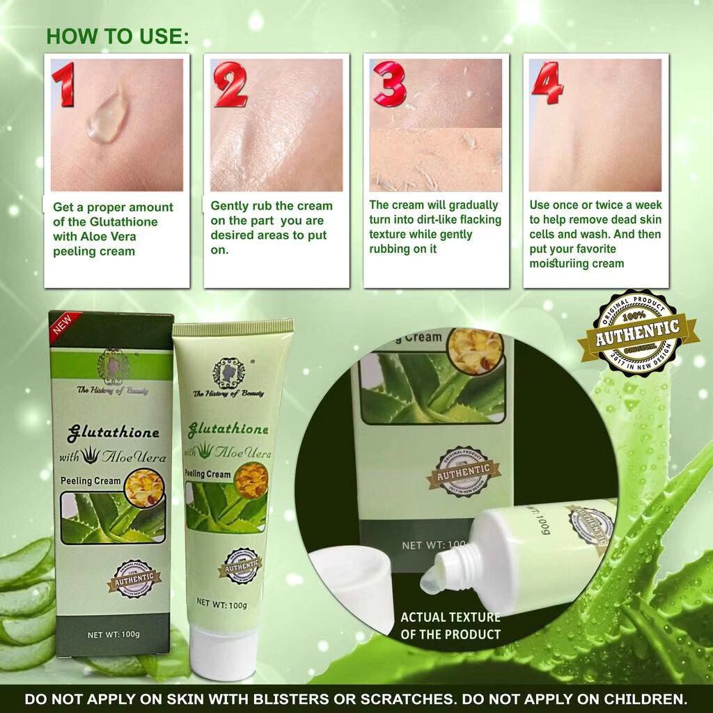 S.P.J Glutathione With Aloe Vera Magic Peeling Cream | Shopee Philippines
