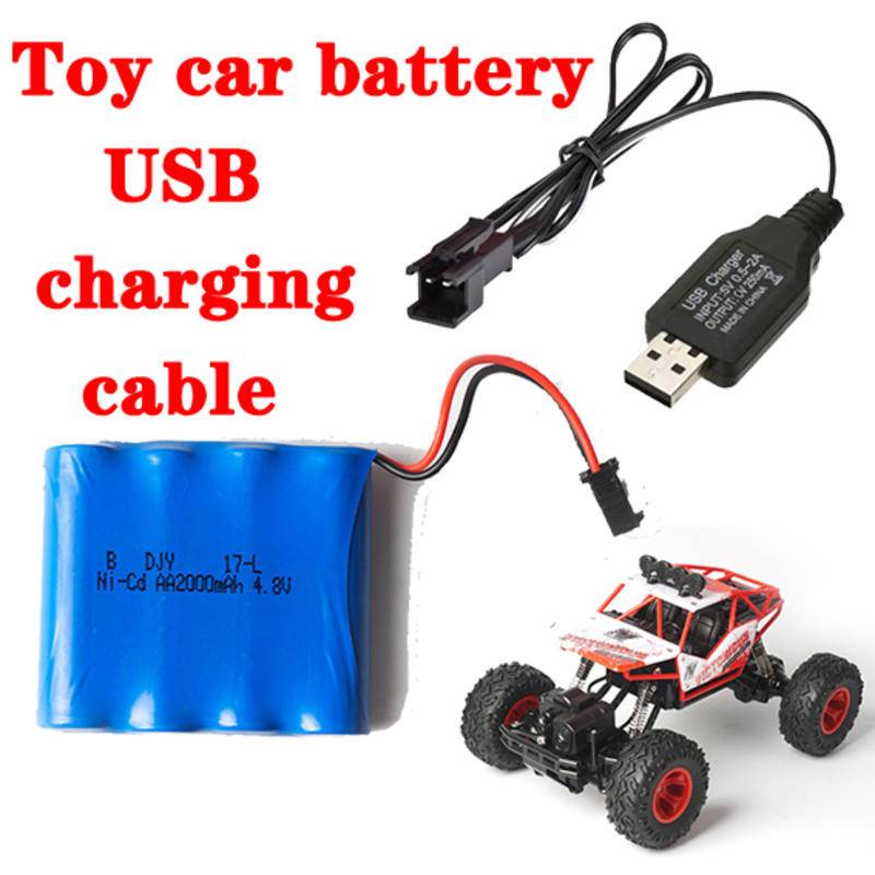 【COD】RC car toy rechargeable battery pack charger set Universal  Rechargeable Battery for Toy Cars