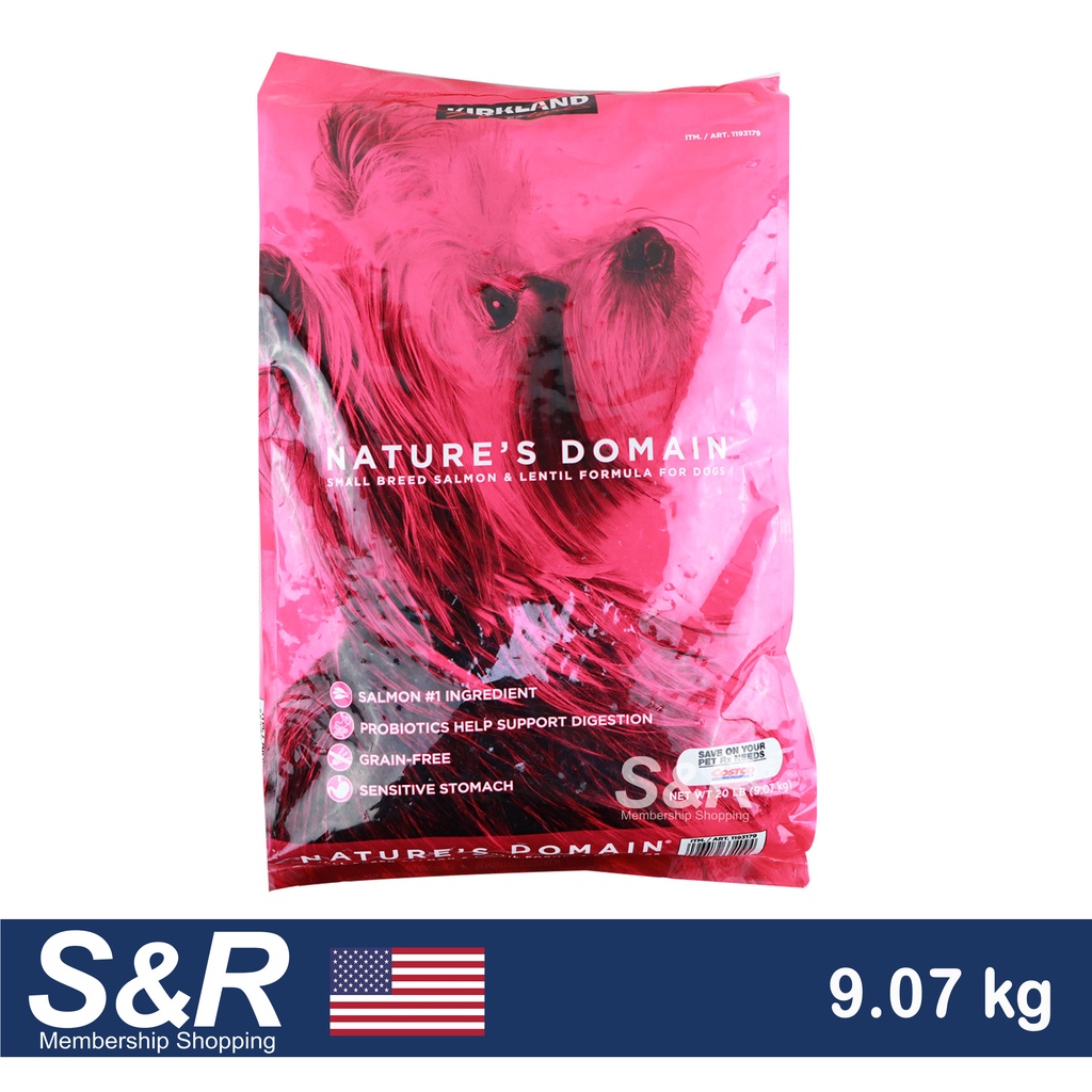 Kirkland Signature Nature s Domain Small Breed Salmon and Lentil Formula for Dogs 9.19kg Shopee Philippines