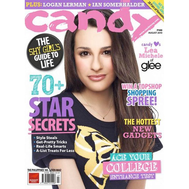 Candy Magazine August 2010 Issue - Lea Michele | Shopee Philippines