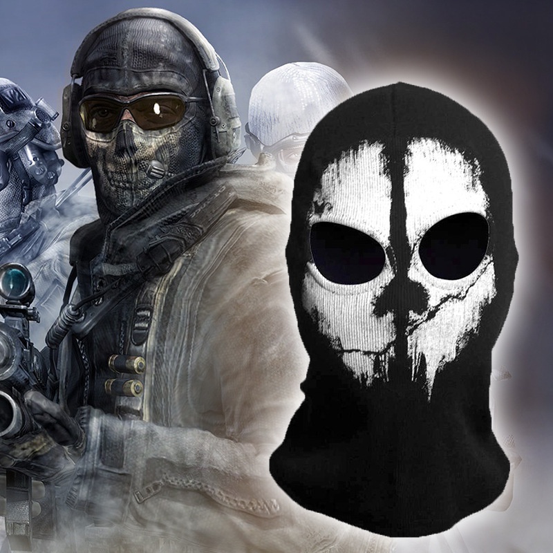 Ghost Mask MW2 Call of Duty Mask Unisex COD Ghost Mask Halloween Mask