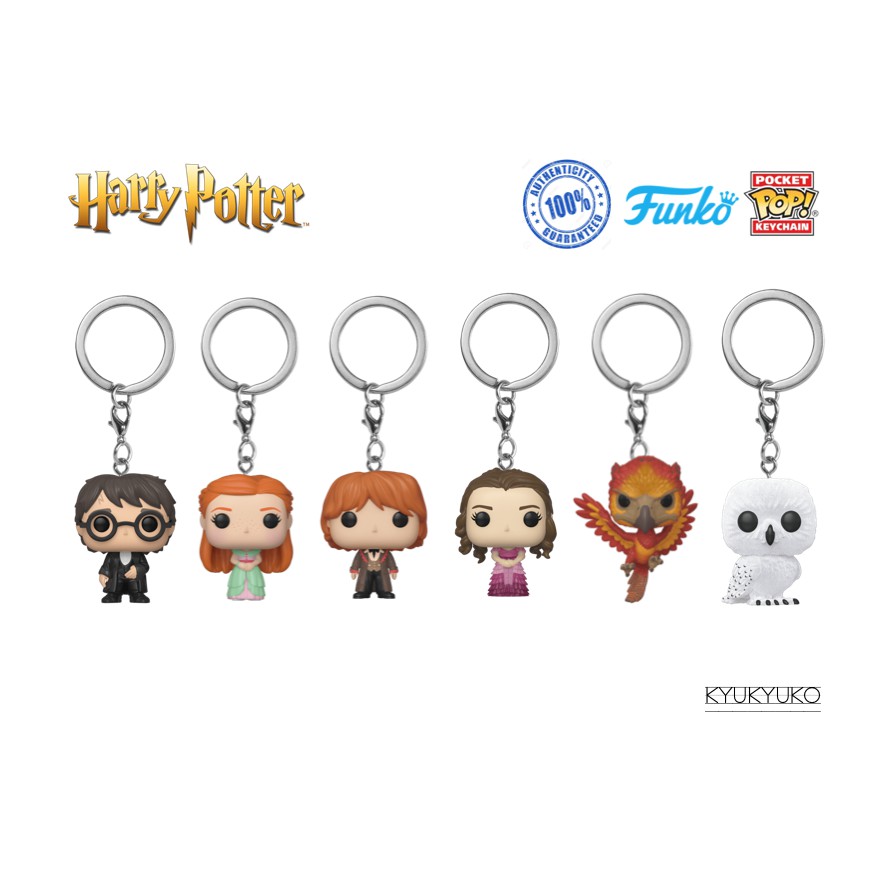 Funko Pop Keychain: Harry Potter - Hedwig (Flocked) Exclusive