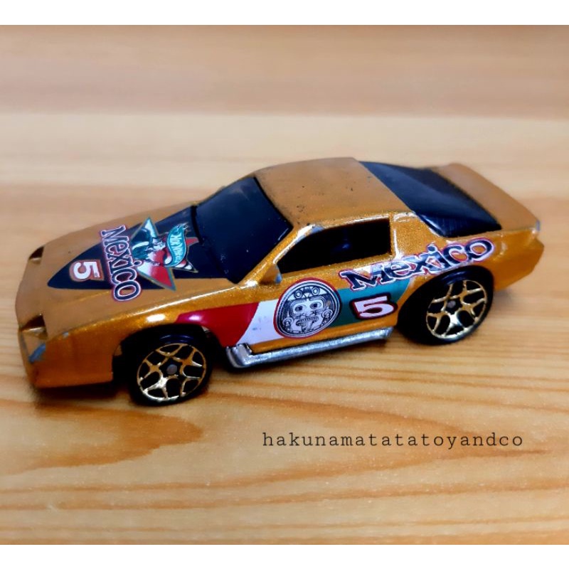 Hot Wheels 1983 Chevy Camaro Z28 Mexico # 5 Gold Copper Vintage Diecast ...