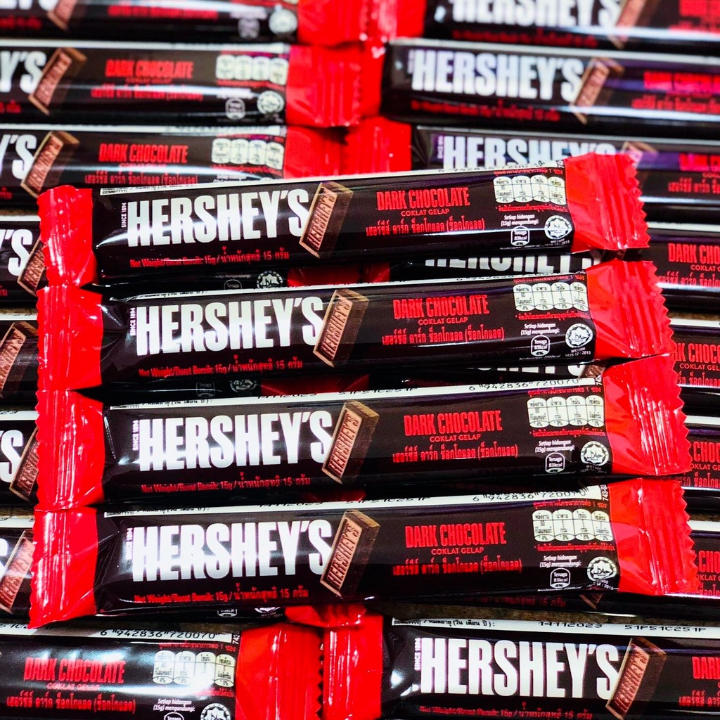 Hershey's Dark Chocolate Bar 15g | Shopee Philippines