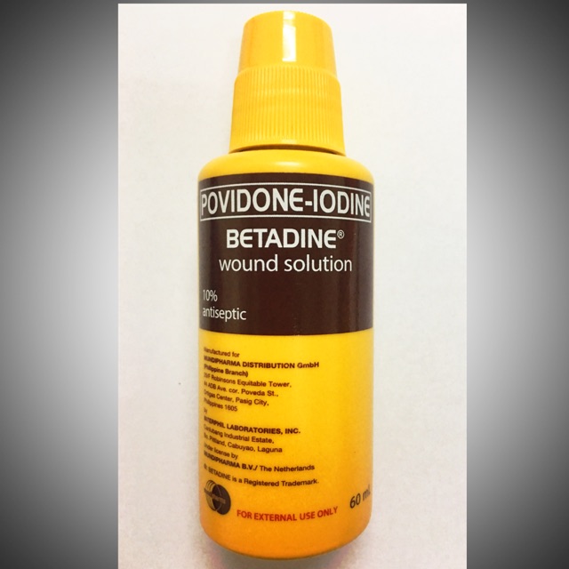 Povidone Iodin Betadine 60 Ml Shopee Philippines