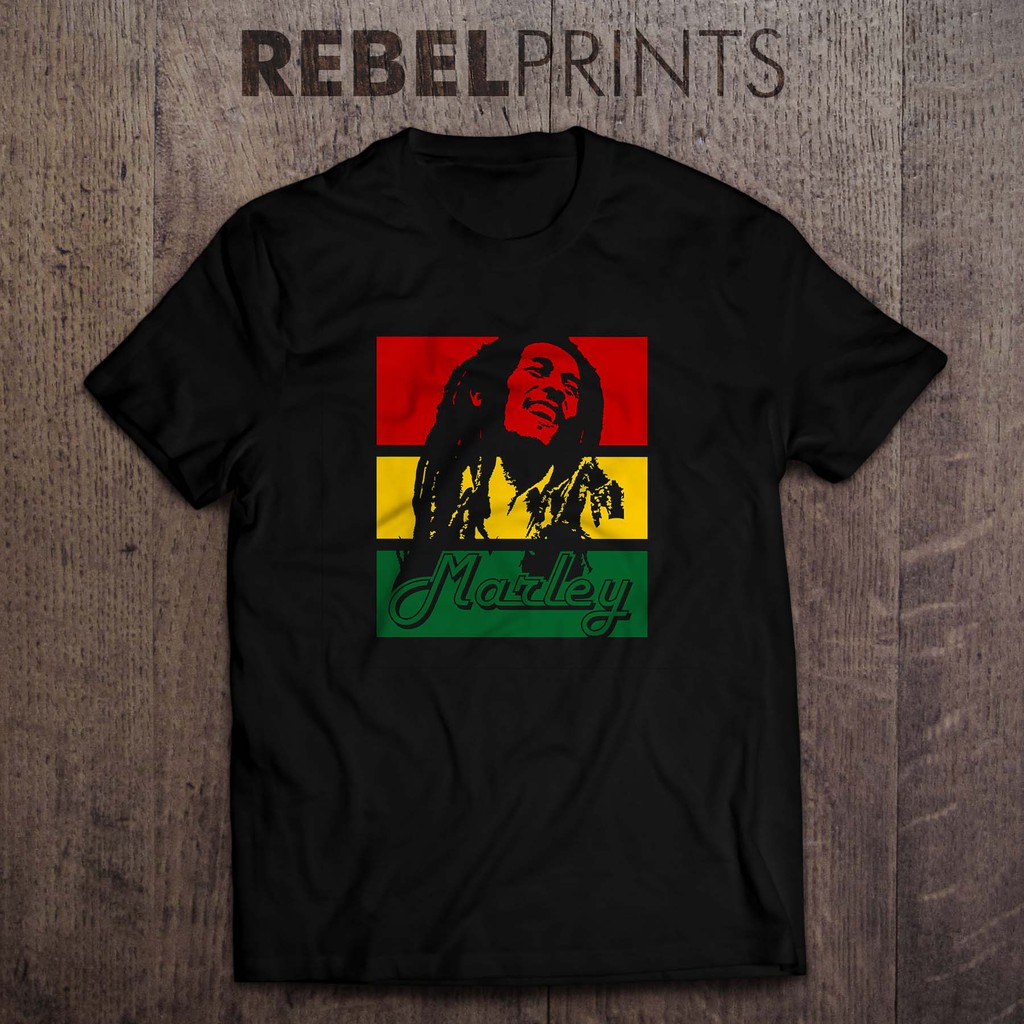 Reggae Rasta Bob Marley Unisex T Shirt Gildan Shopee Philippines 7129