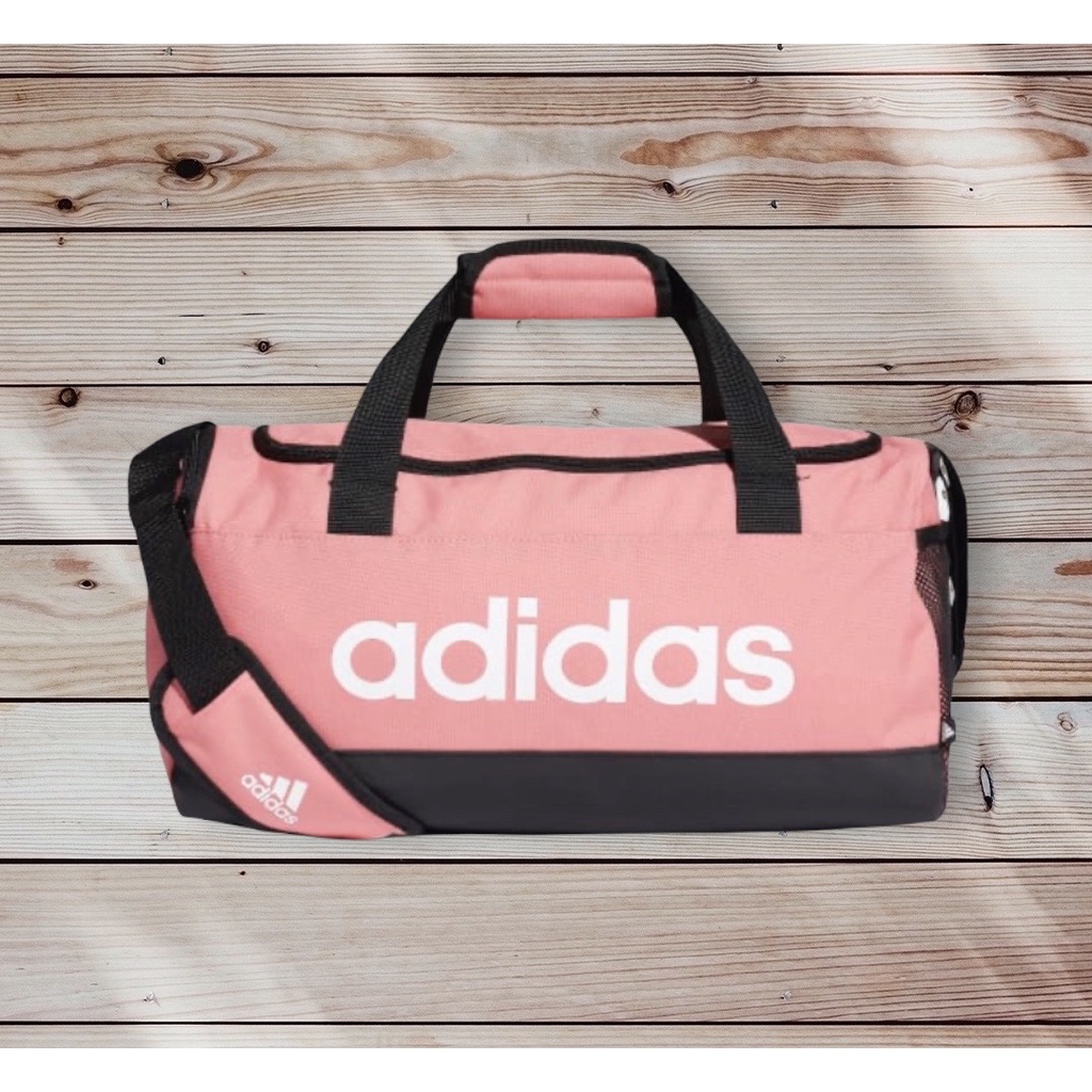 Adidas pink cheap duffle bag