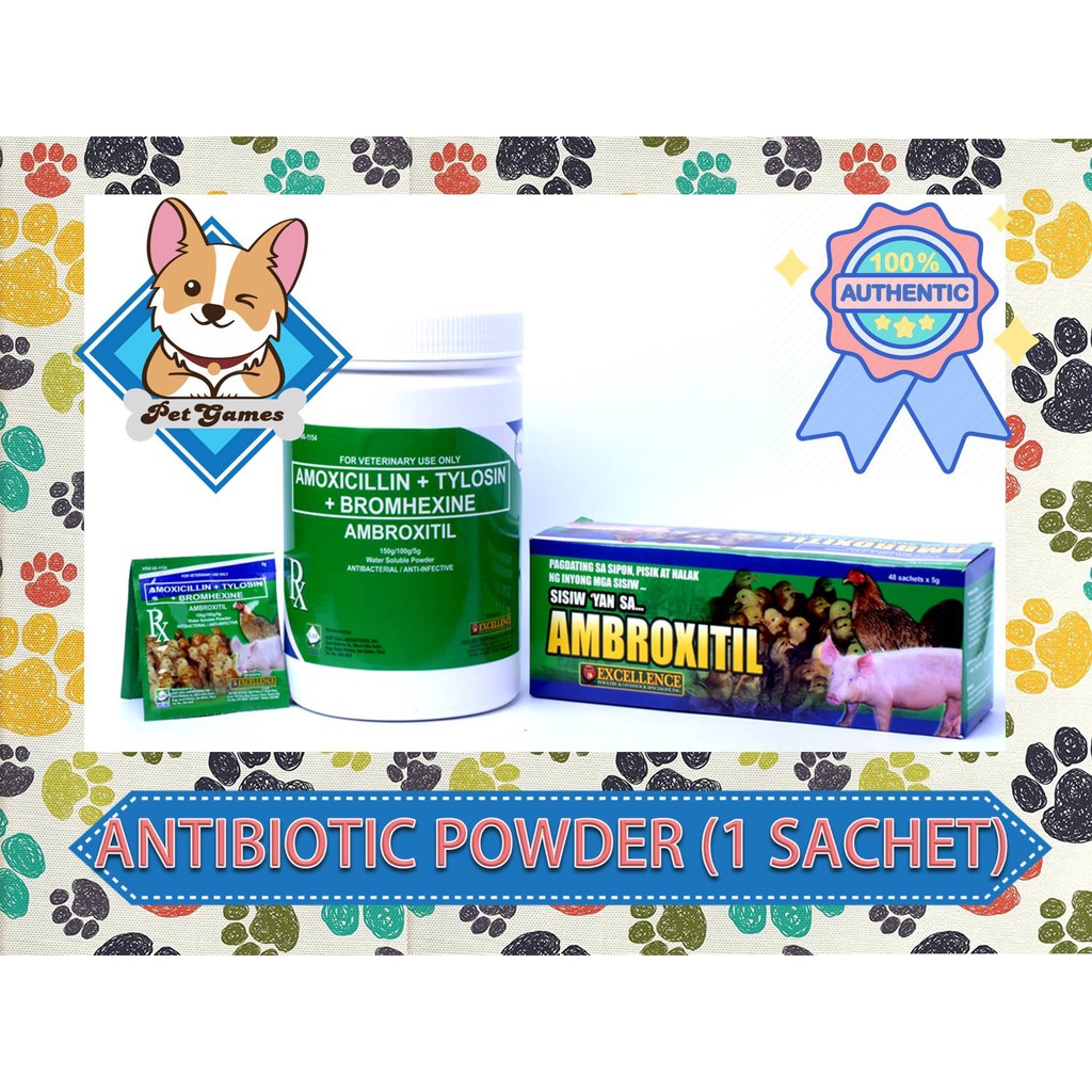 Ambroxitil Powder for Gamefowl 1 Sachet Shopee Philippines