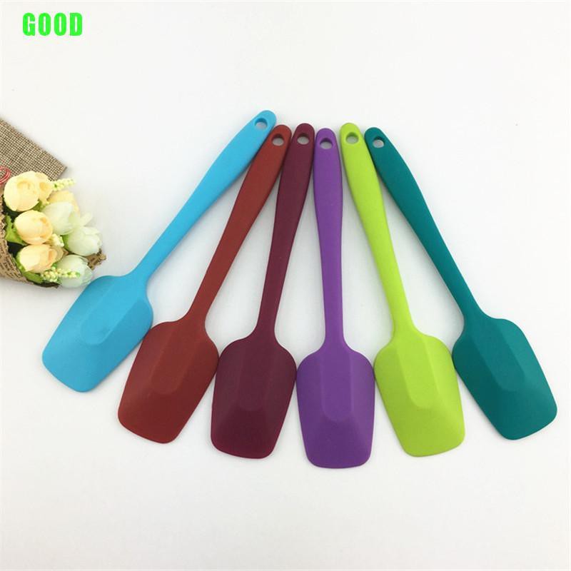 {kitchen}Silicone Spatula Baking Rubber Scraper integrated high