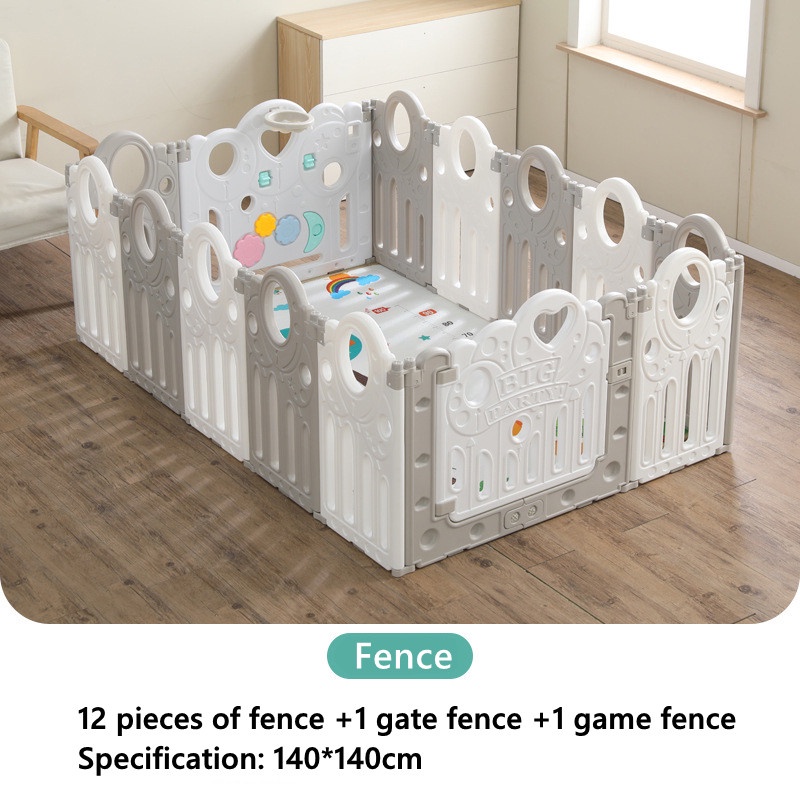 Baby Guardrail Playpen Children Foldable Fence Infant Safety Barriers ...