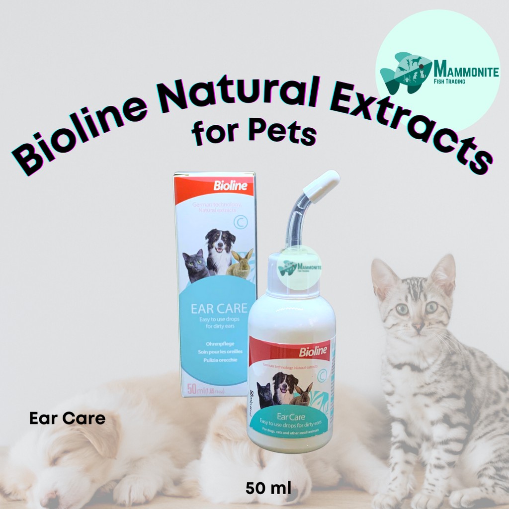 Bioline Ear and Eye Care Tear Stain Remover for Cats and Dogs Remover