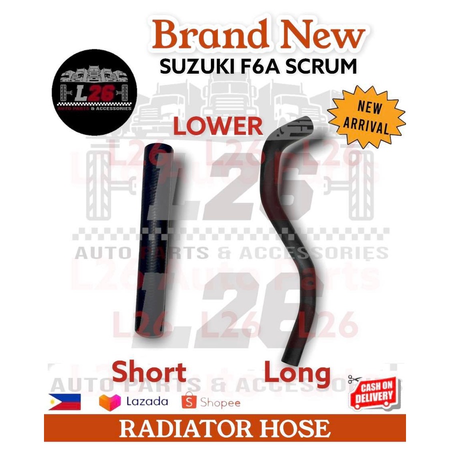 Suzuki F6A Scrum RADIATOR HOSE Lower (LONG , SHORT) | Shopee Philippines