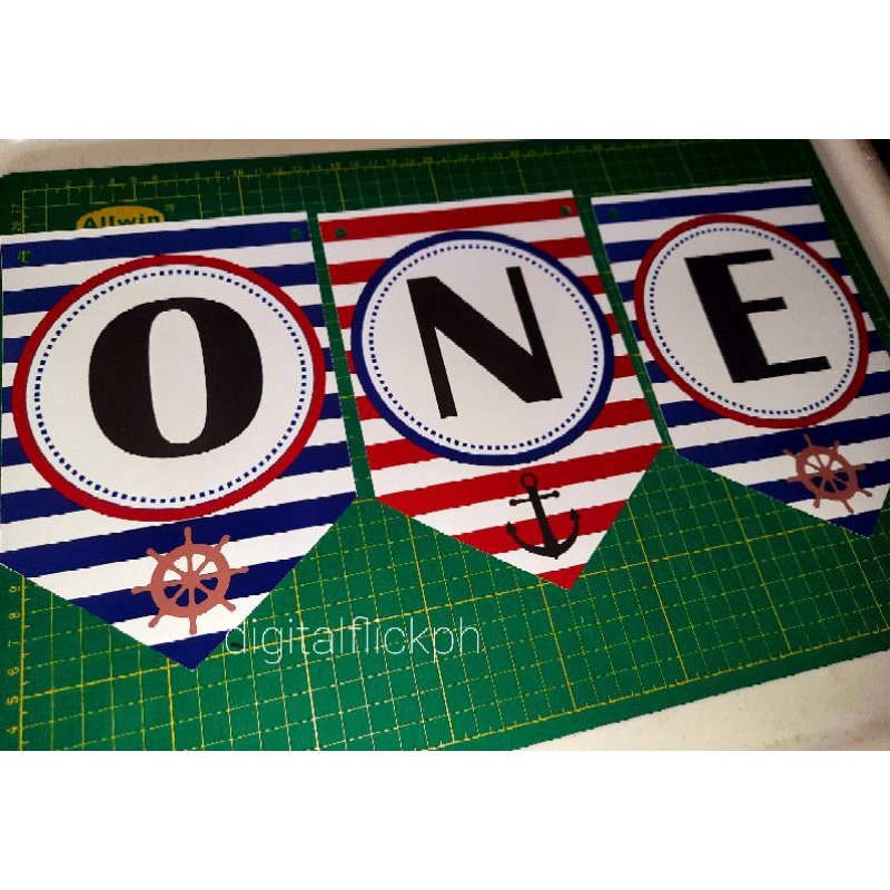 NAUTICAL , SEAMAN THEME PERSONALIZE BIRTHDAY BANNERS , Party, Name ...