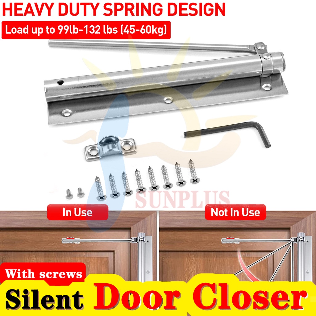 High Quality Stainless Steel Automatic Door Closer Spring Buffer ...