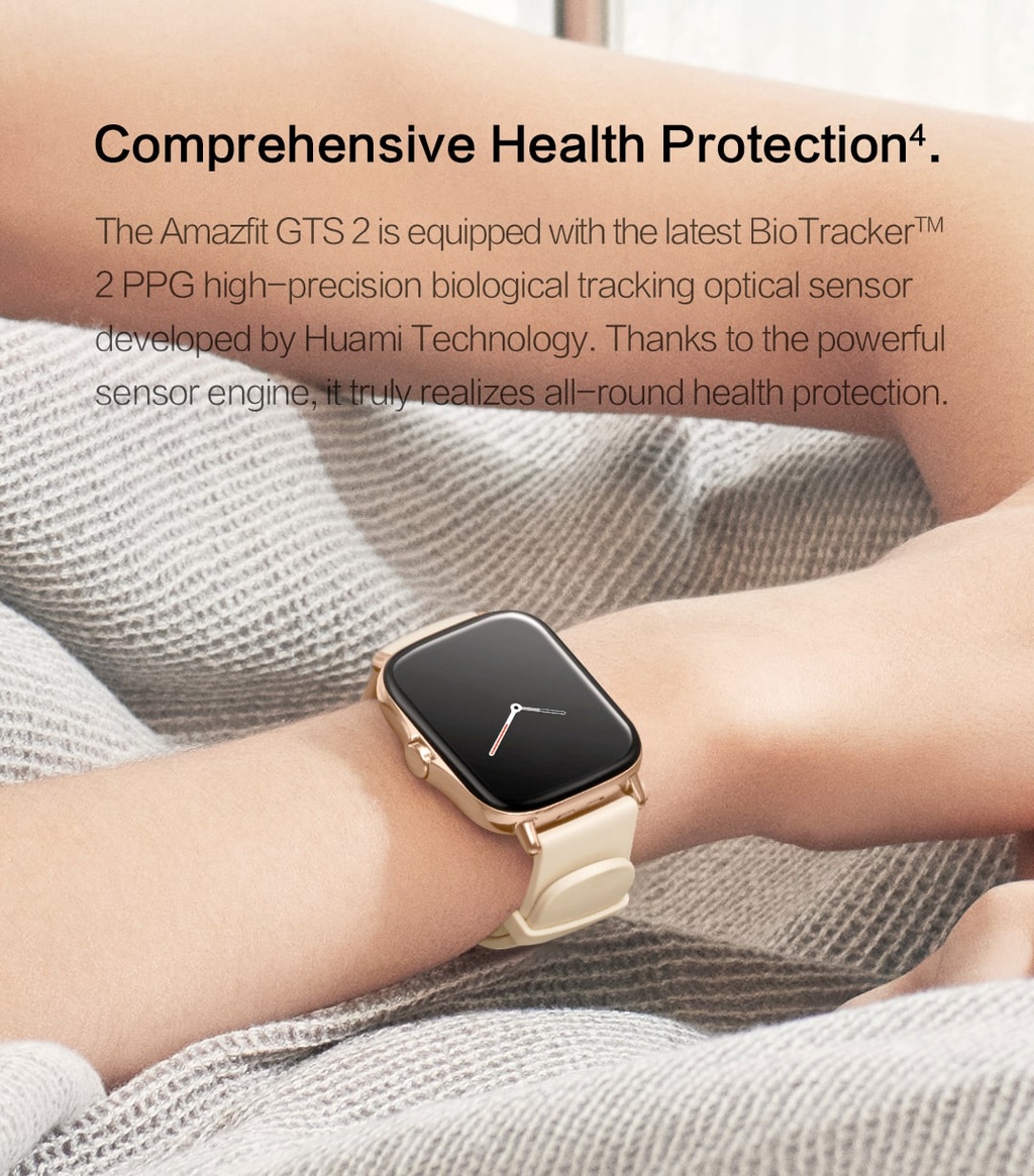 Amazfit GTS 2 3D Curved Bezel less Design Music Storage and