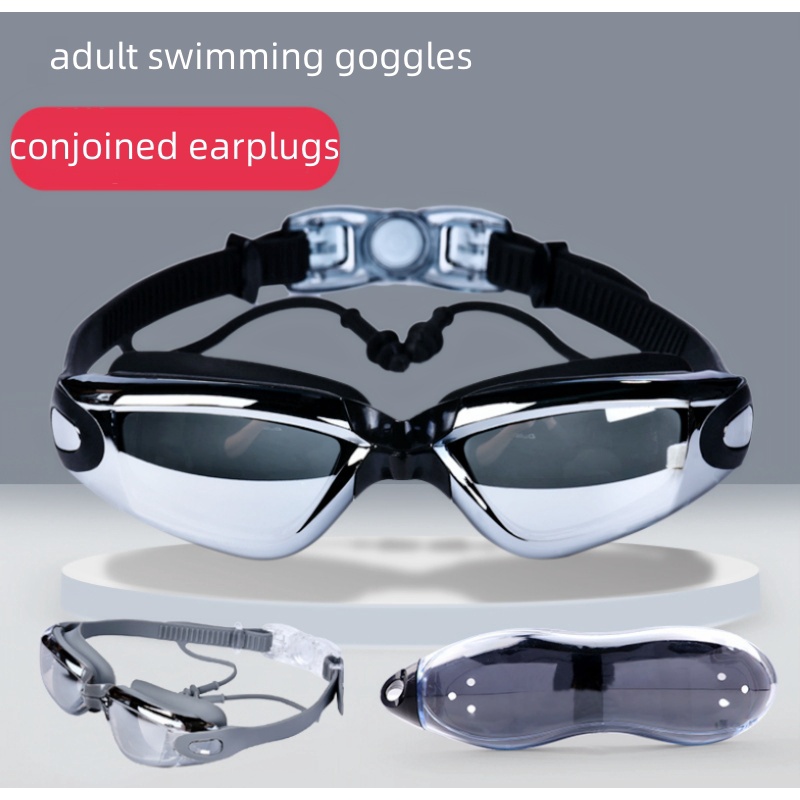 Swimming Goggles Adult Waterproof Swimming Goggles Anti-Fog ...