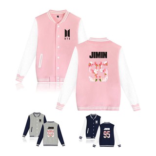 babyhealthy Kpop Hoodie Sweater Varsity Jacket Jungkook V Jimin Jin Suga Jhope Rap Baseball Jacket