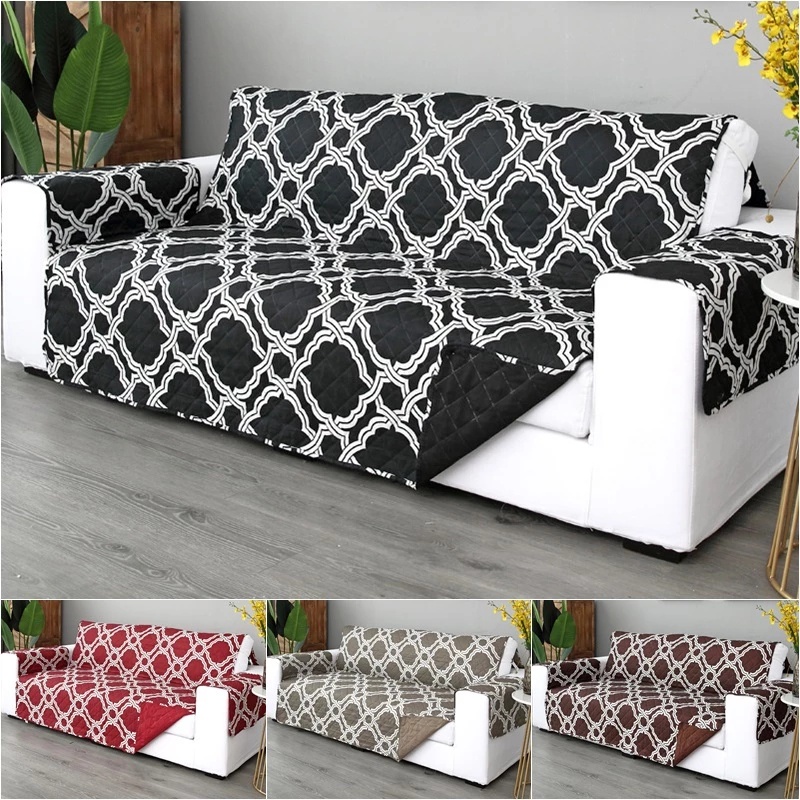 1/2/3 Seater Sofa Cushion Cover Antislip Pet Dog Sofa Cover Couch Mat