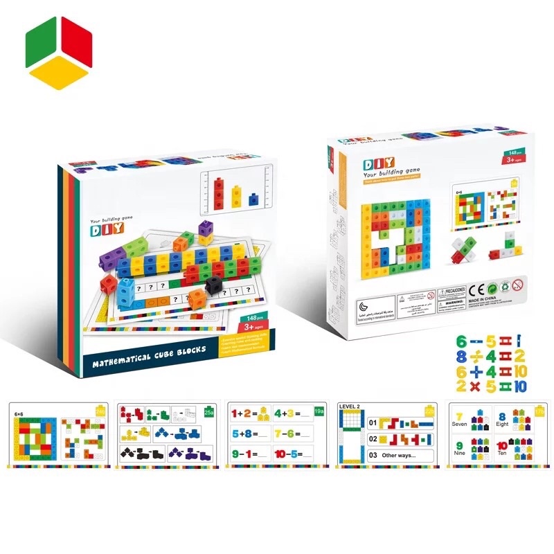 [READY STOCK] MATH counters STEM counting cube with marker and cards ...