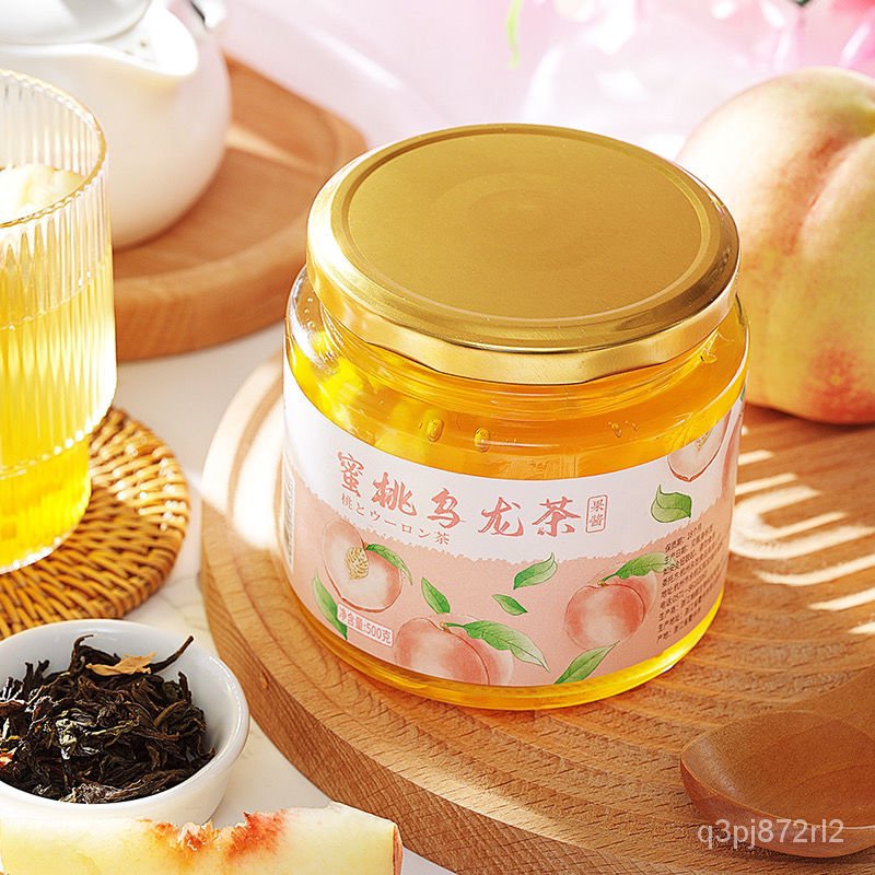 【VitalityのOolong Tea】Peach Oolong Jam Tea Honey Citron Tea Jam Make at