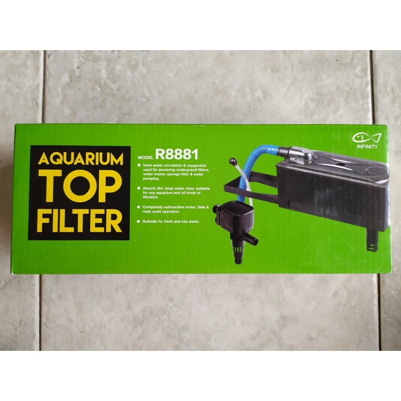 Infinity Top Filtersubmersible oxygen pump fish tank water cleaner ...