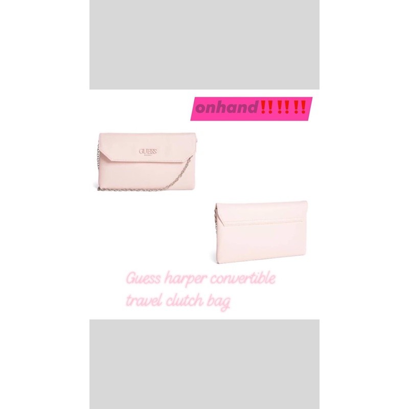 GUESS harper convertible travel clutch Shopee Philippines