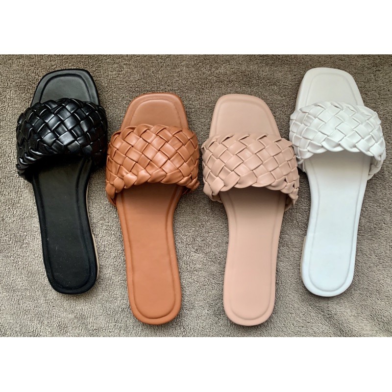 Braided on sale sandals flat