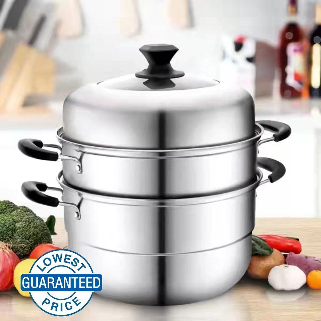 Three-tier steamer Multi functional double layer soup steamer High ...