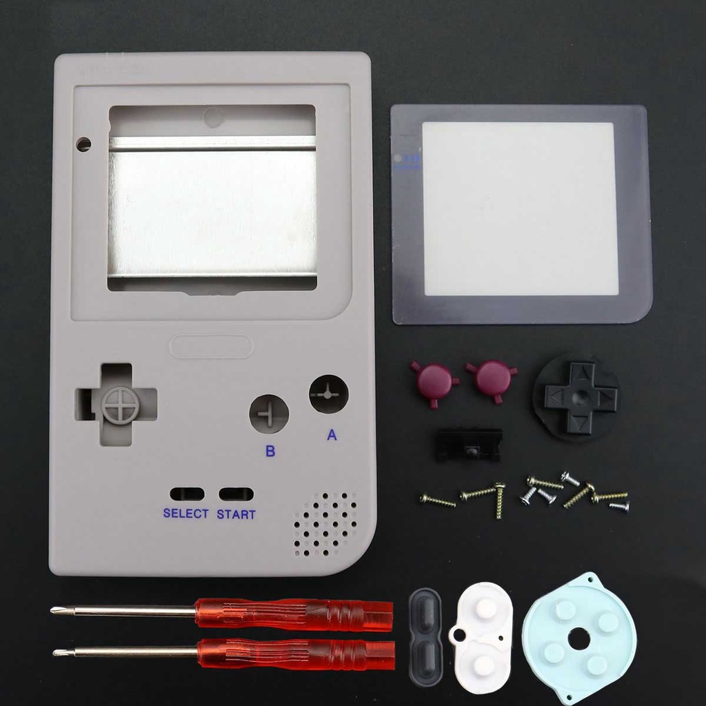 Gray Full set Housing Case Shell For Nintendo Gameboy Pocket GBP ...