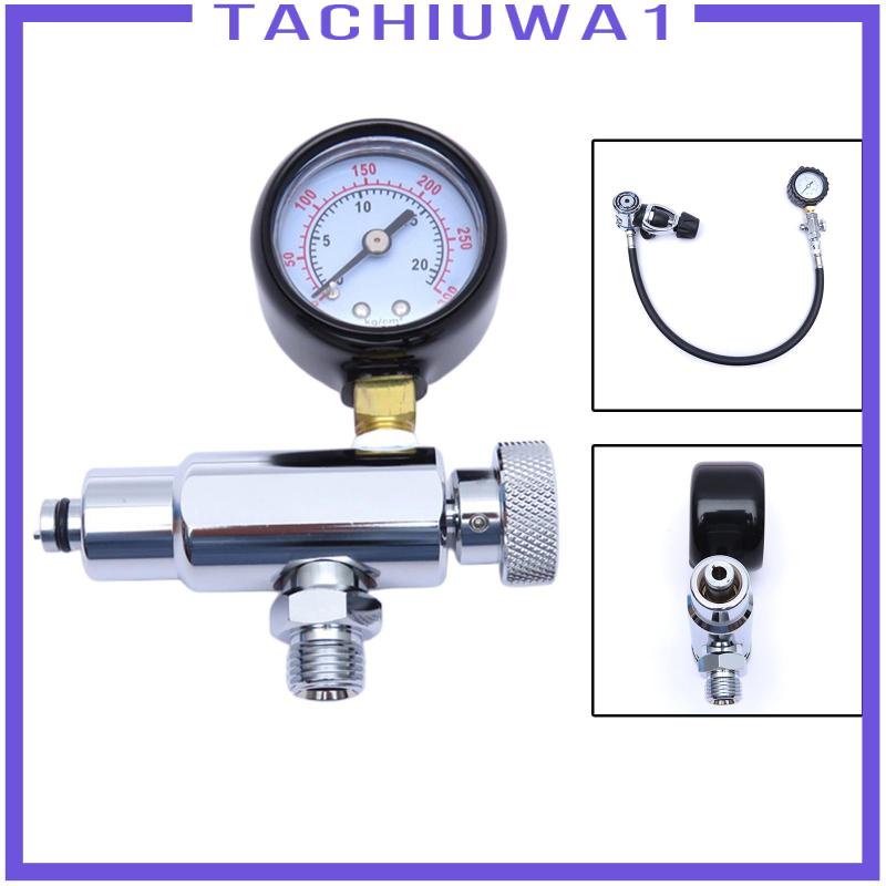 Regulator Adjustment Tool with Gauge Second Stage Scuba Dive Equipments