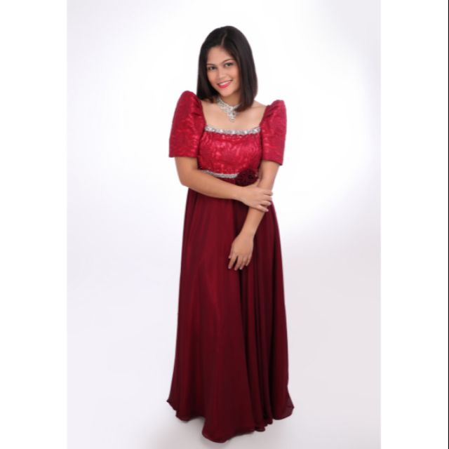 Filipiniana red hotsell