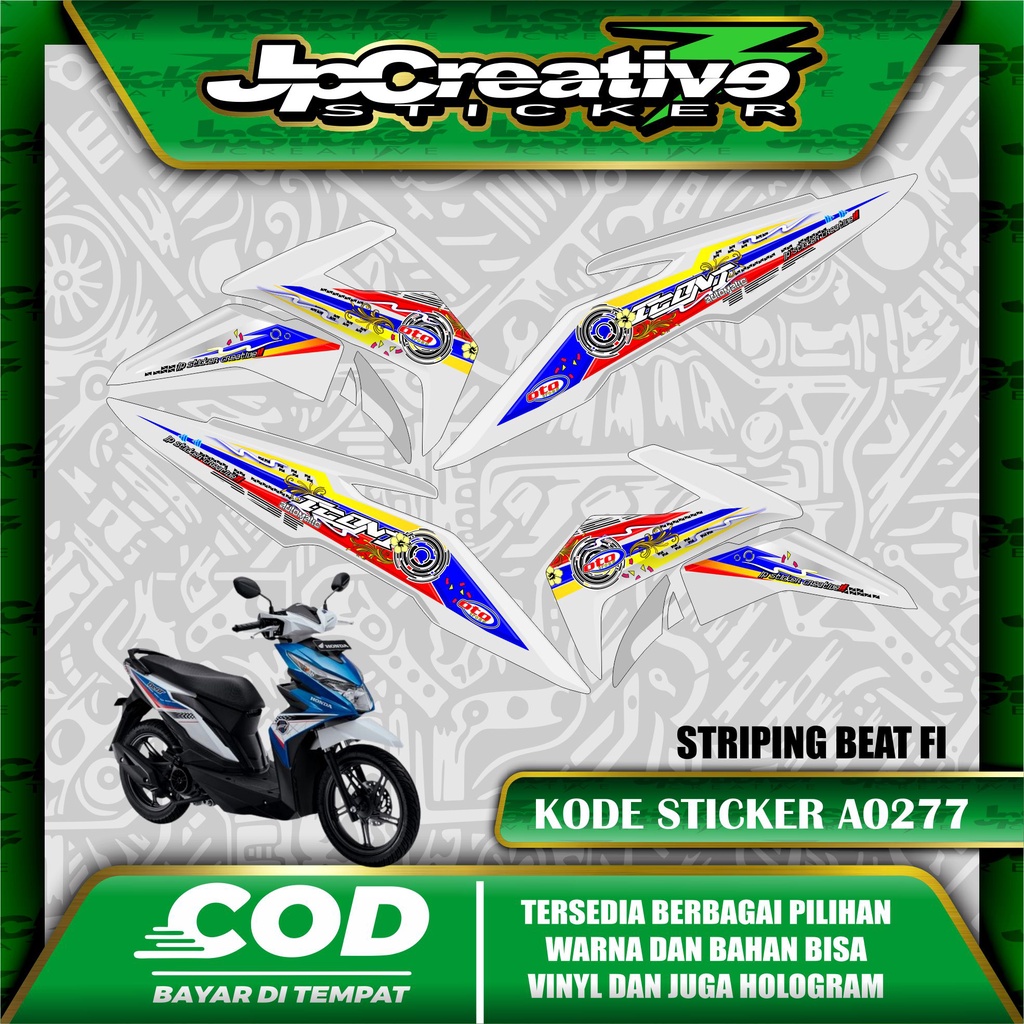 Sticker BEAT ESP Variation THAILOOK ICON BONUS Laminate | Shopee ...