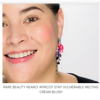 Rare Beauty Nearly Apricot Stay Vulnerable Melting Cream Blush