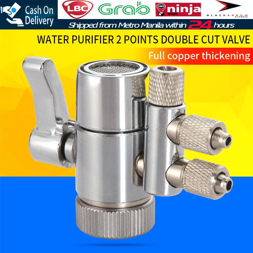 【Fast Delivery】 1/4 2 Way Diverter Valve for Water Filter Splitter ...