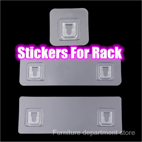 3pcs/Bathroom Storage Rack Stickers Kitchen Wall Sticky Sticker ...