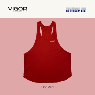 Vigor Athletic Stringer Tee - Gym Sando for Workout