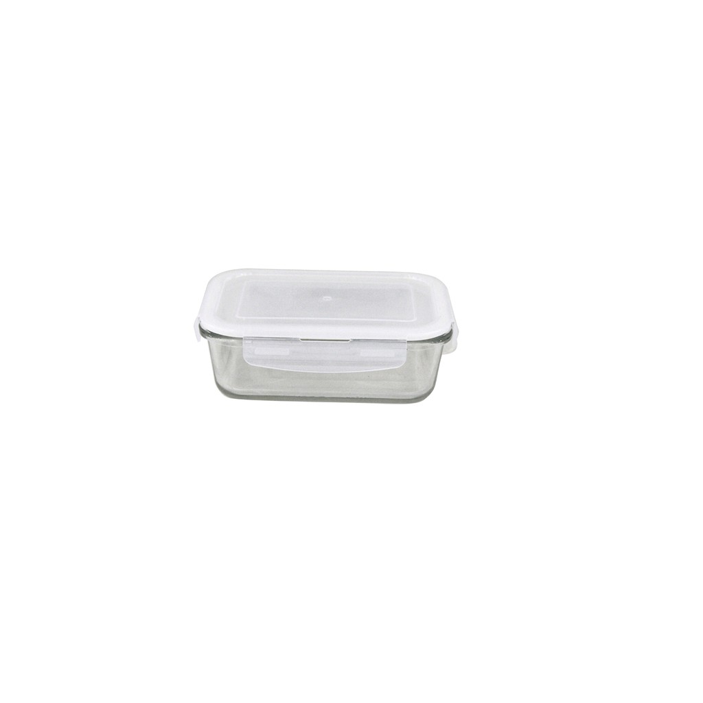 Scybe 950ml Rectangular Borosilicate Glass Air Tight Food Container ...