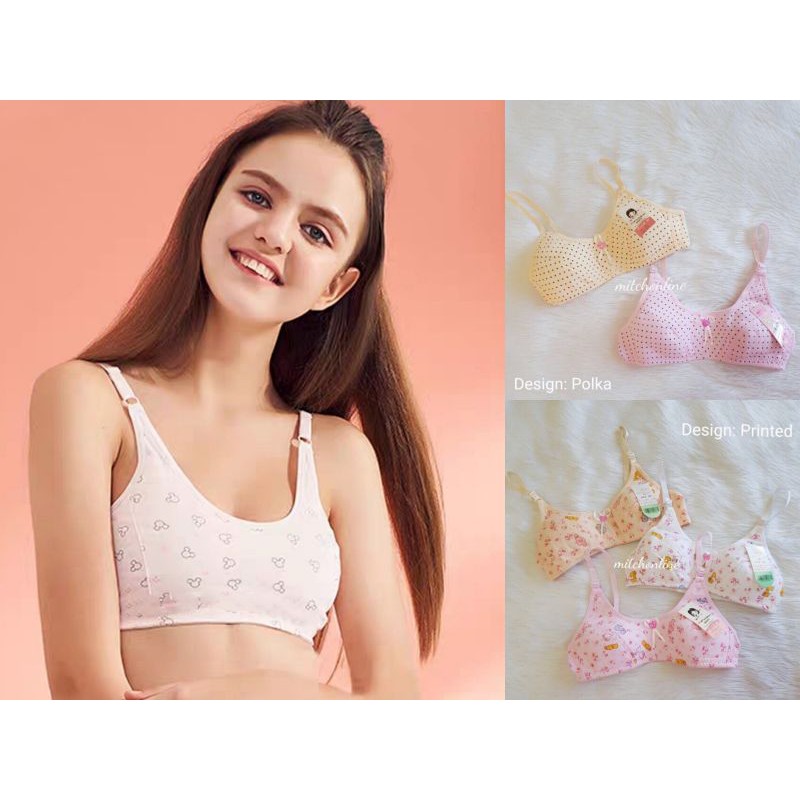Sexy Baby Bra For Teens Printed