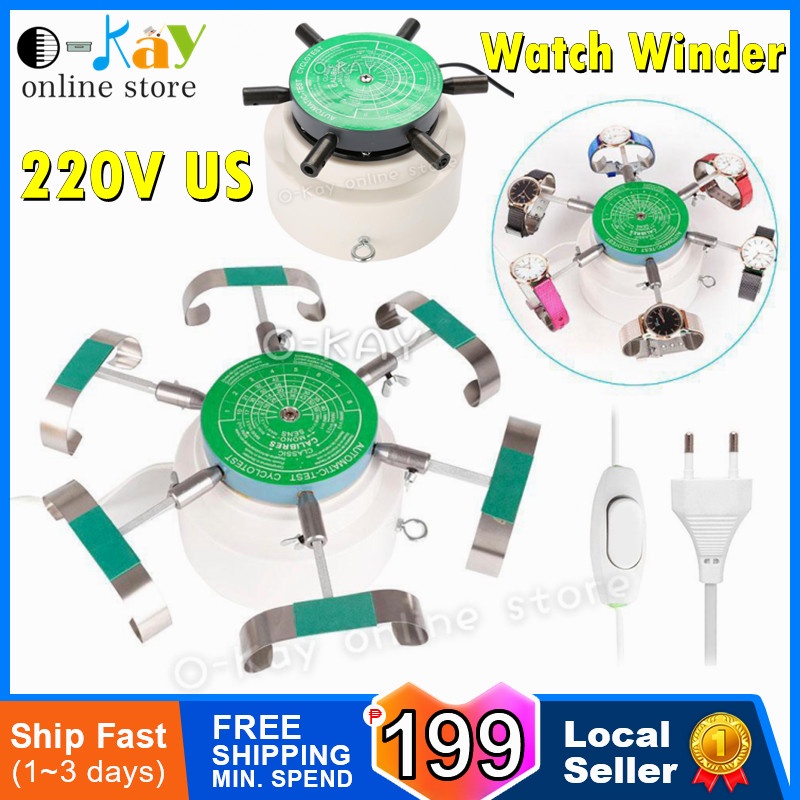 O-KAY Automatic Watch Winder Watch Rotation Repair Machine Tool-6 ...