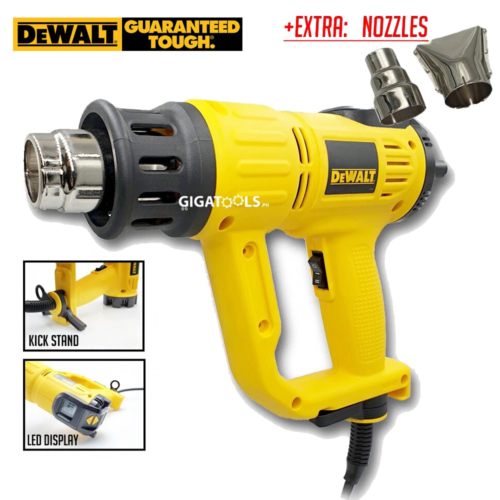 DeWalt D26414-B1 (D26414)Heat Gun with LED Display Air Temperature ...