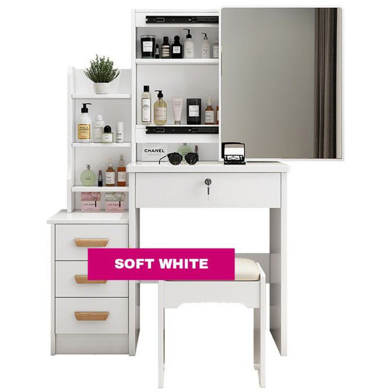 SOE VELVET HAIRPIN LEG VANITY STEEL BASE LED MIRROR NORDIC ELEGANT