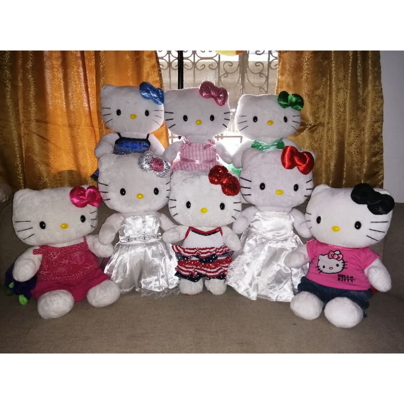 Build-a-bear Hello Kitty Plush with costume, Hobbies & Toys, Toys & Games  on Carousell