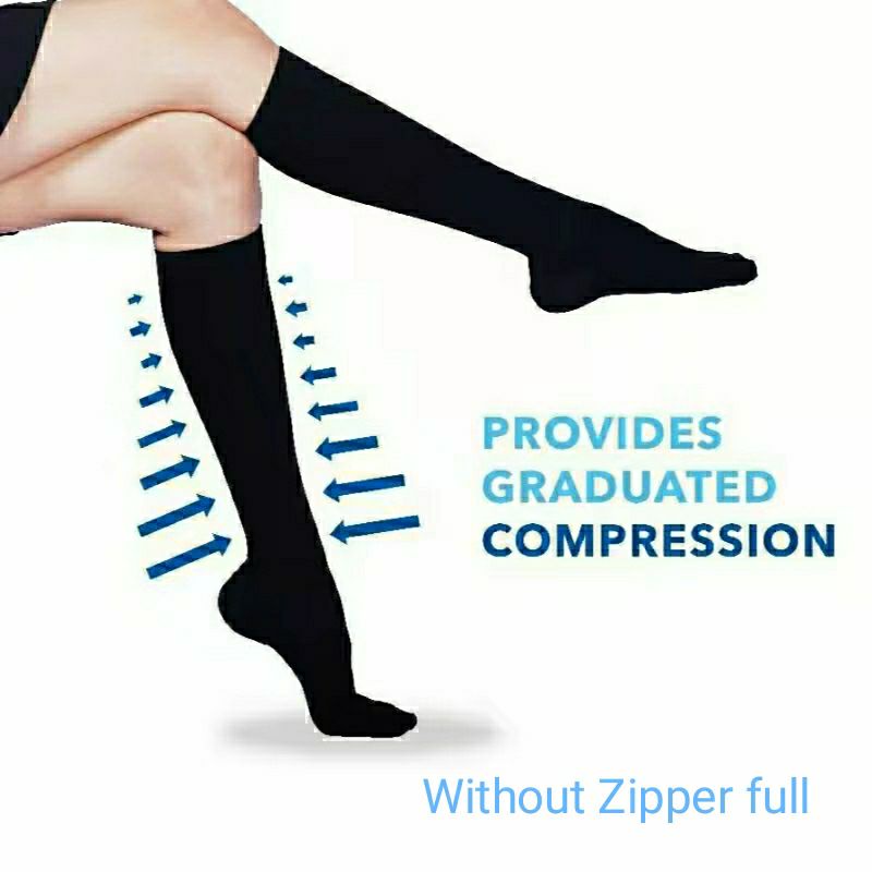 1 Pair With Zipper Compression Socks Foot Pain Relief | Shopee Philippines