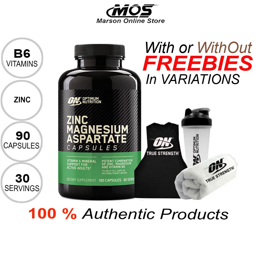 ON Zinc Magnesium Aspartate Capsules 90 Capsules, 30 Servings Shopee