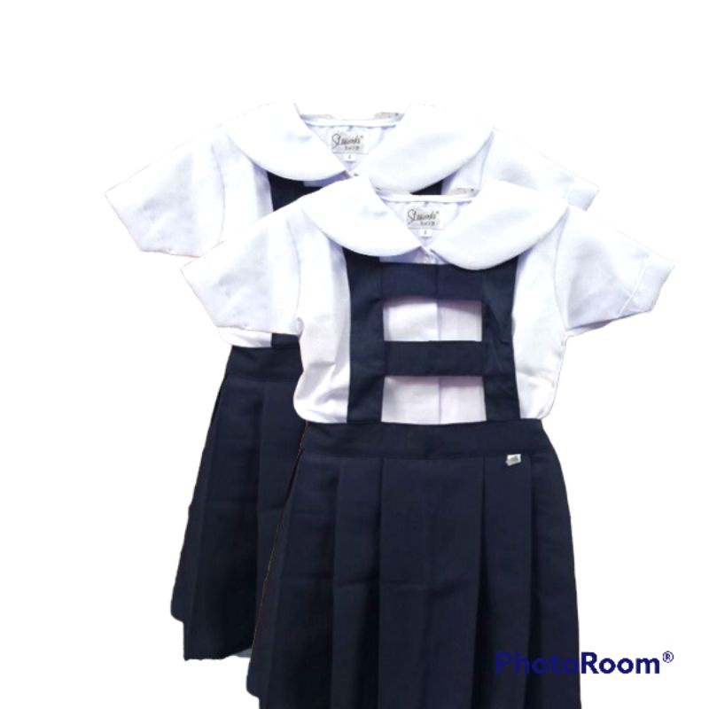 PALDA SCHOOL UNIFORM ATTIRE(NAVY BLUE)BACK PLITS/ROUND PLITS jumper 35