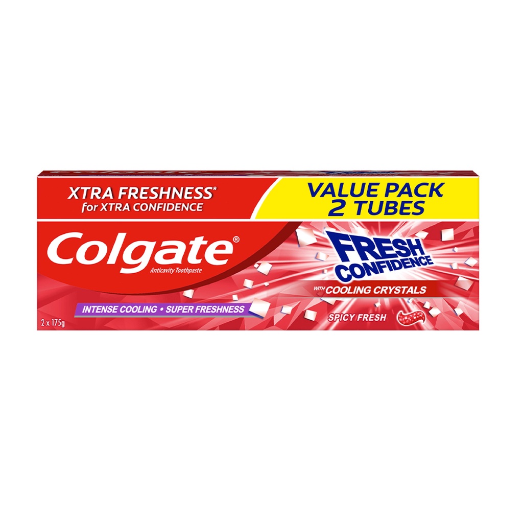 COLGATE TWIN PACK MULTIPLE VARIANT and Size Fresh Charcoal Salt Optic ...