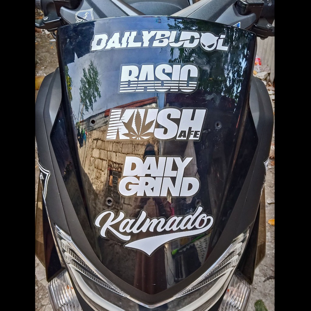 NMAX WINDSHIELD STICKER SET 1 ej cycle | Shopee Philippines